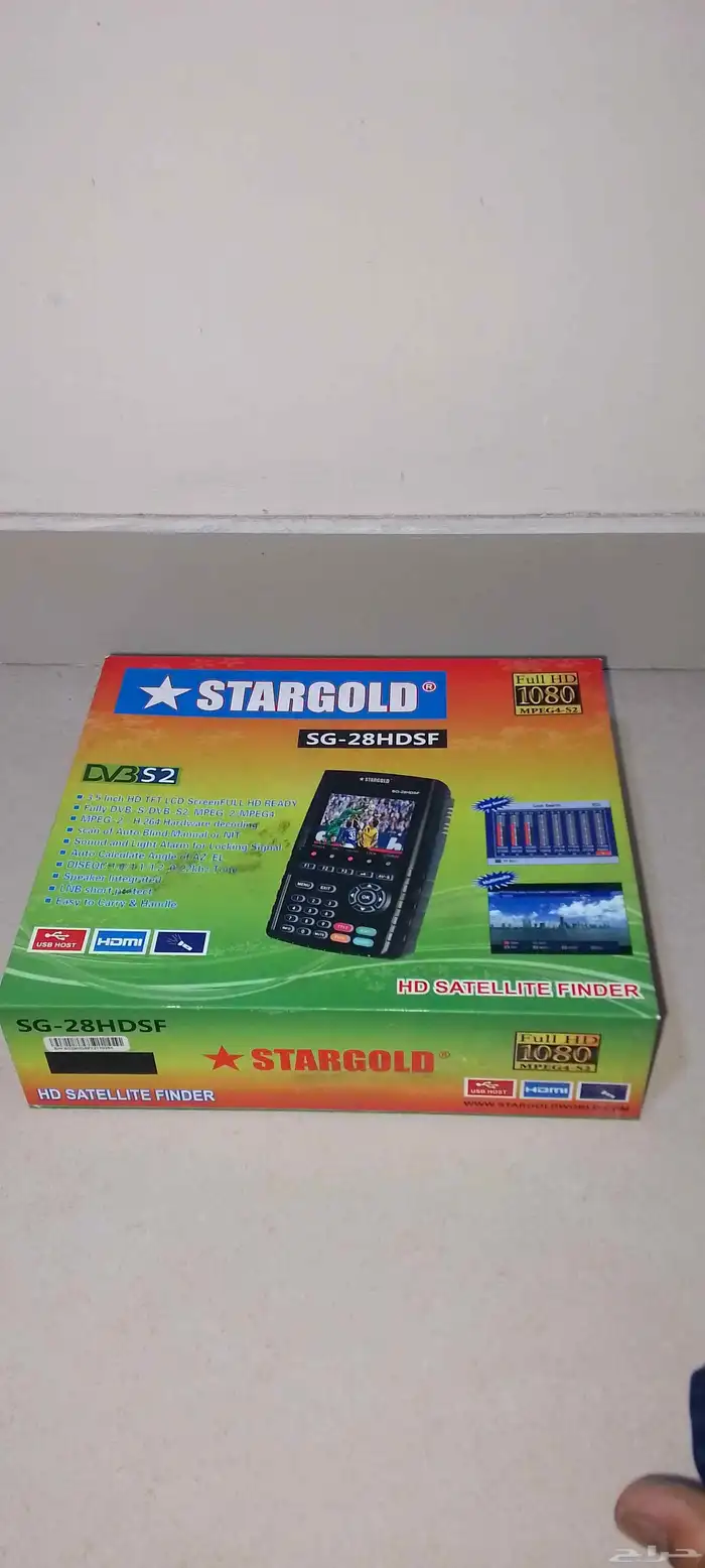 جهاز ضبط اشارة الدش أقمار صناعية متنقل كوري 1