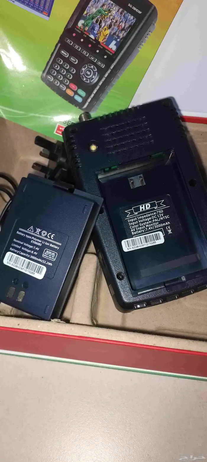 جهاز ضبط اشارة الدش أقمار صناعية متنقل كوري 6