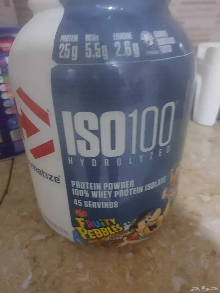 بروتين iso100 نكهة fruity pebbles 0