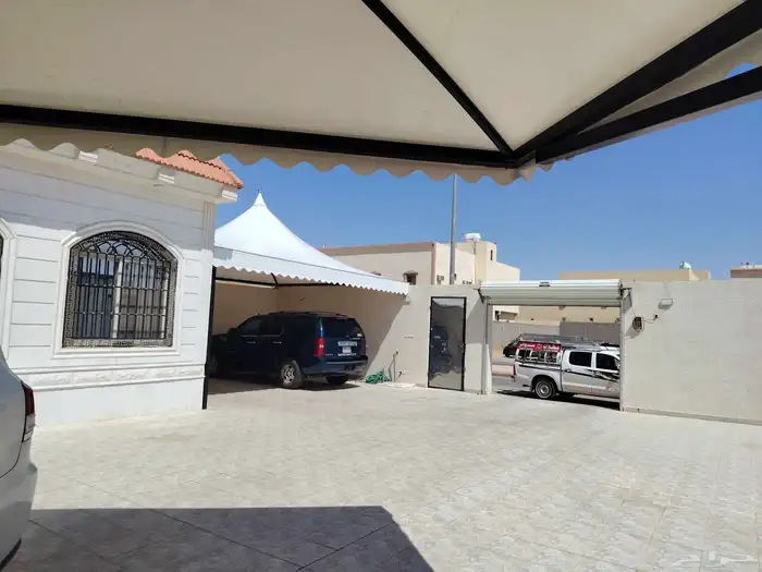 سياج شبك نشتغل جميع أعمال المظلات والشبوك 4