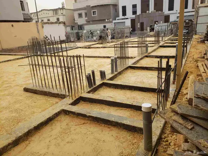 صبيز بحص زيرو رمل دفن ورص ميد وقواعد 4