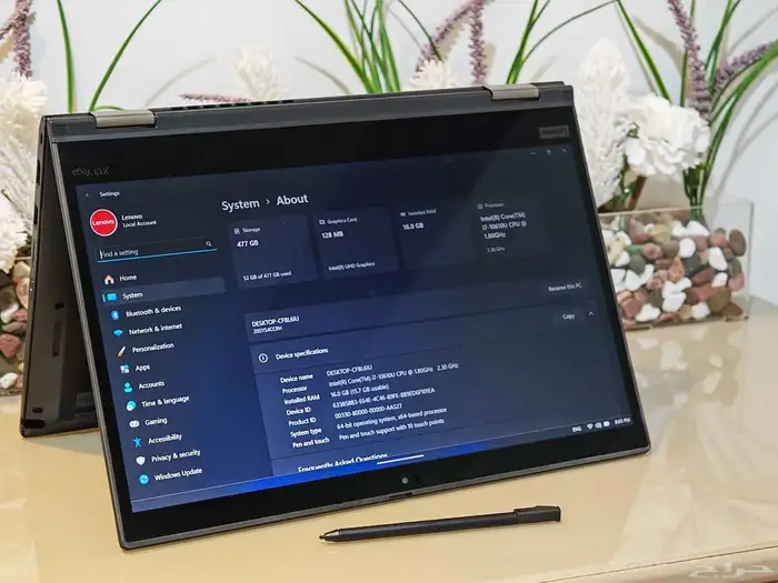 Lenovo ThinkPad X13 Yoga   لابتوب لمس فئة الأعمال مع القل 0