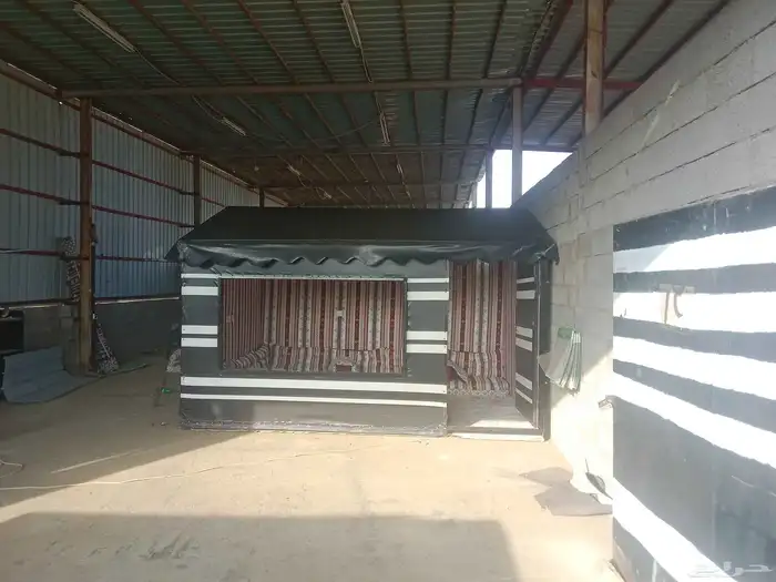 بيت شعر قرميد تلبيس قماش مضلات سيارت جازان ابوعريش 4