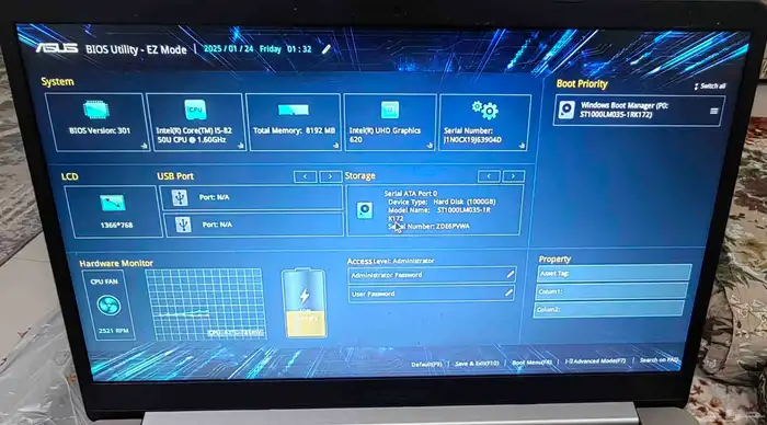 لاب توب اسوس تيرا cori5 اخو الجديد 5