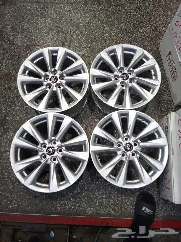 جنوط تويوتا كورلا اصلي وكاله موديل 2024.25. مقاس 16 1