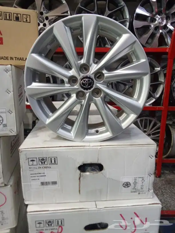 جنوط تويوتا كورلا اصلي وكاله موديل 2024.25. مقاس 16 3