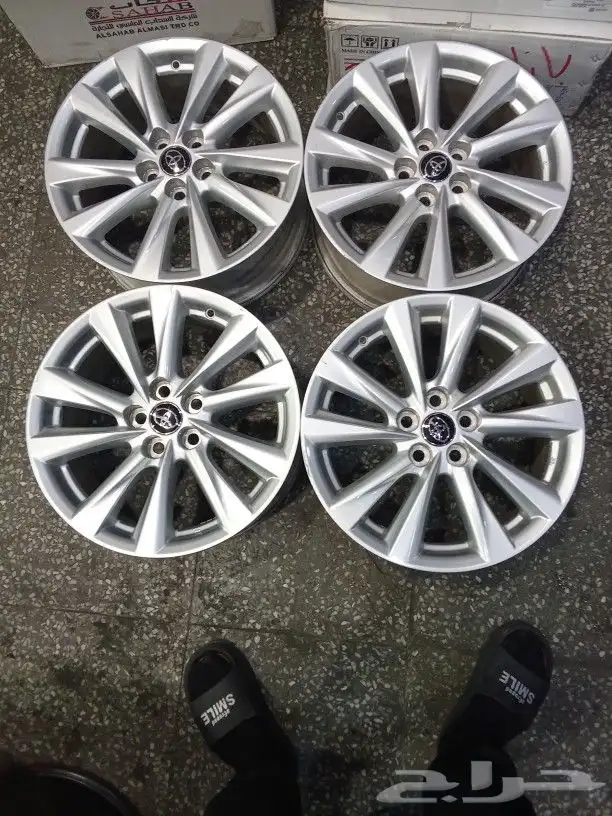 جنوط تويوتا كورلا اصلي وكاله موديل 2024.25. مقاس 16 0