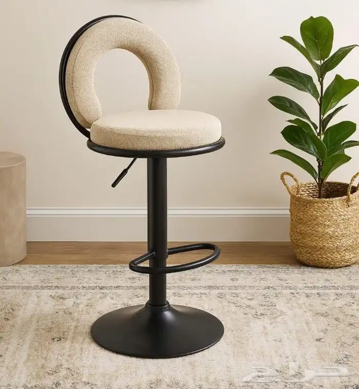 كراسي بار قماش كتان شكل جديد وأنيق يضيف لمسه لمنزلك 5