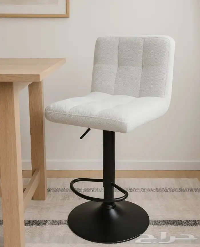 كراسي بار قماش كتان شكل جديد وأنيق يضيف لمسه لمنزلك 2