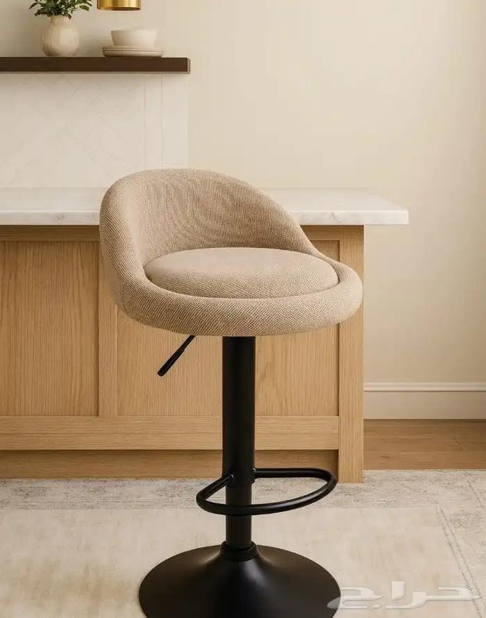 كراسي بار قماش كتان شكل جديد وأنيق يضيف لمسه لمنزلك 7