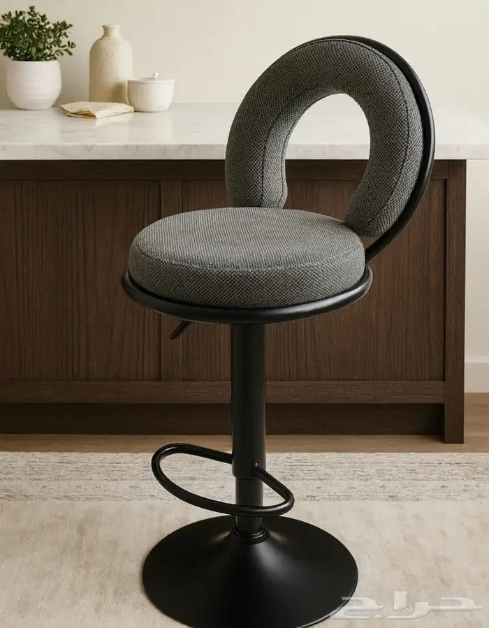 كراسي بار قماش كتان شكل جديد وأنيق يضيف لمسه لمنزلك 4