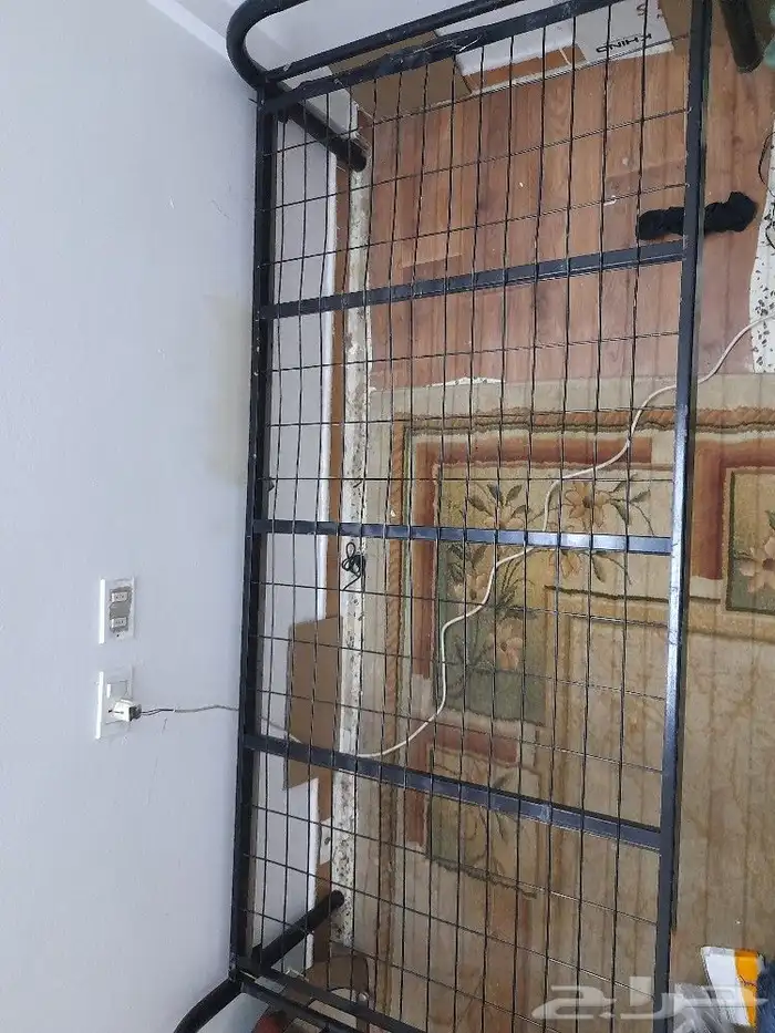 سرير حديد ومرتيه سست سوبر فوم استعمال نظللبيع  تواصل خاص 3