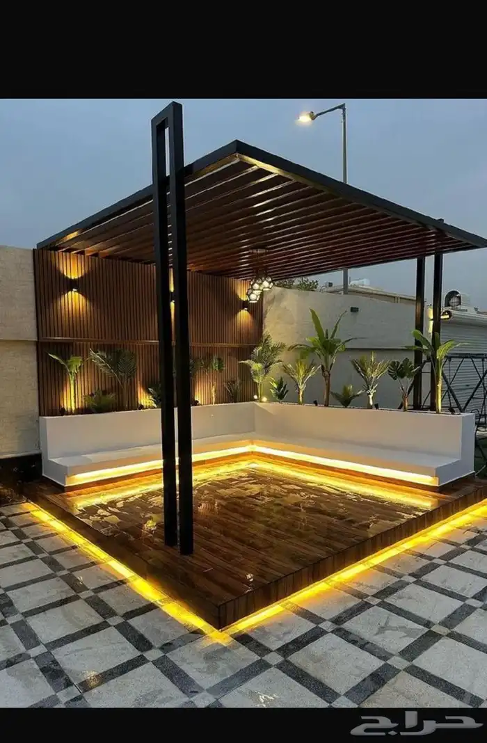 تنسيق حدائق ومظلات دكور ومظلات سيارات 9