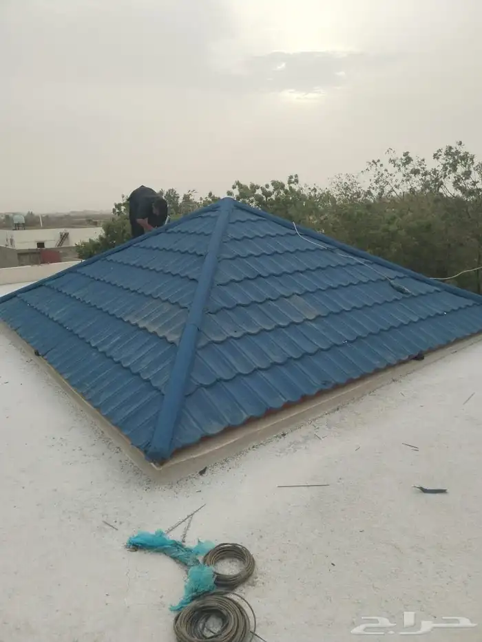 بيت شعر قرميد تلبيس جازان 6