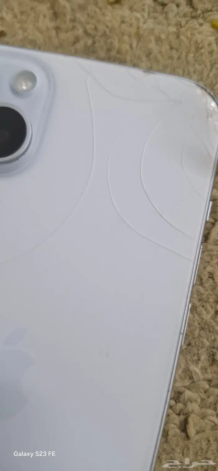 جوال ايفون 15بلس للبيع 165قيقا استعمال حشمه قسر خلفي بسيط 2