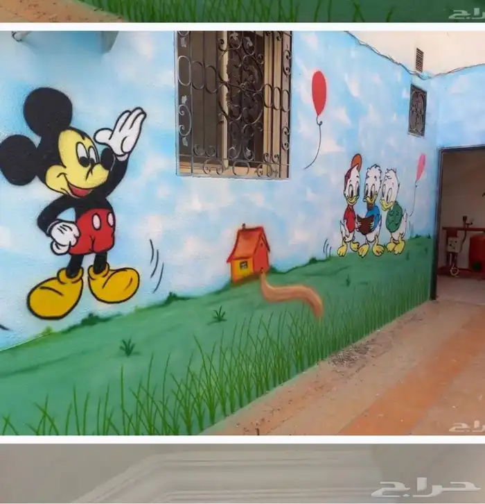 خطاط ورسام جدار 5