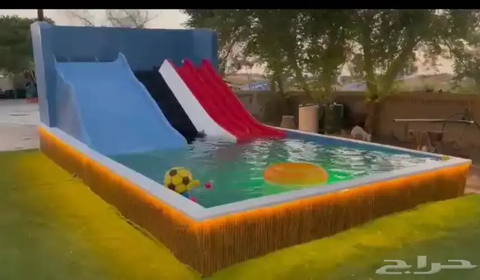مسابح العاب مائيه جاهزة دون حفر .. فيديو 0