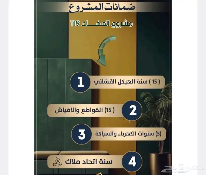 شقق فاخره للتمليك والاستثمار غرفتين و3غرف و4غرف حي الصفا 6