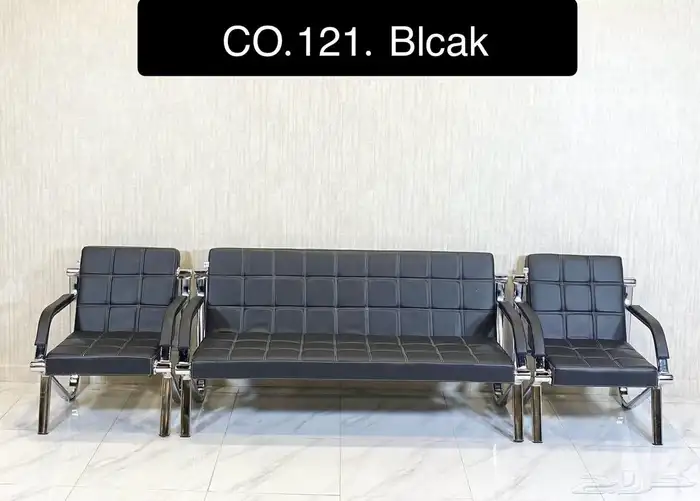 كنب جلد و مكاتب ادارية و في كرسي انتظار جلد و بدون جلد 3