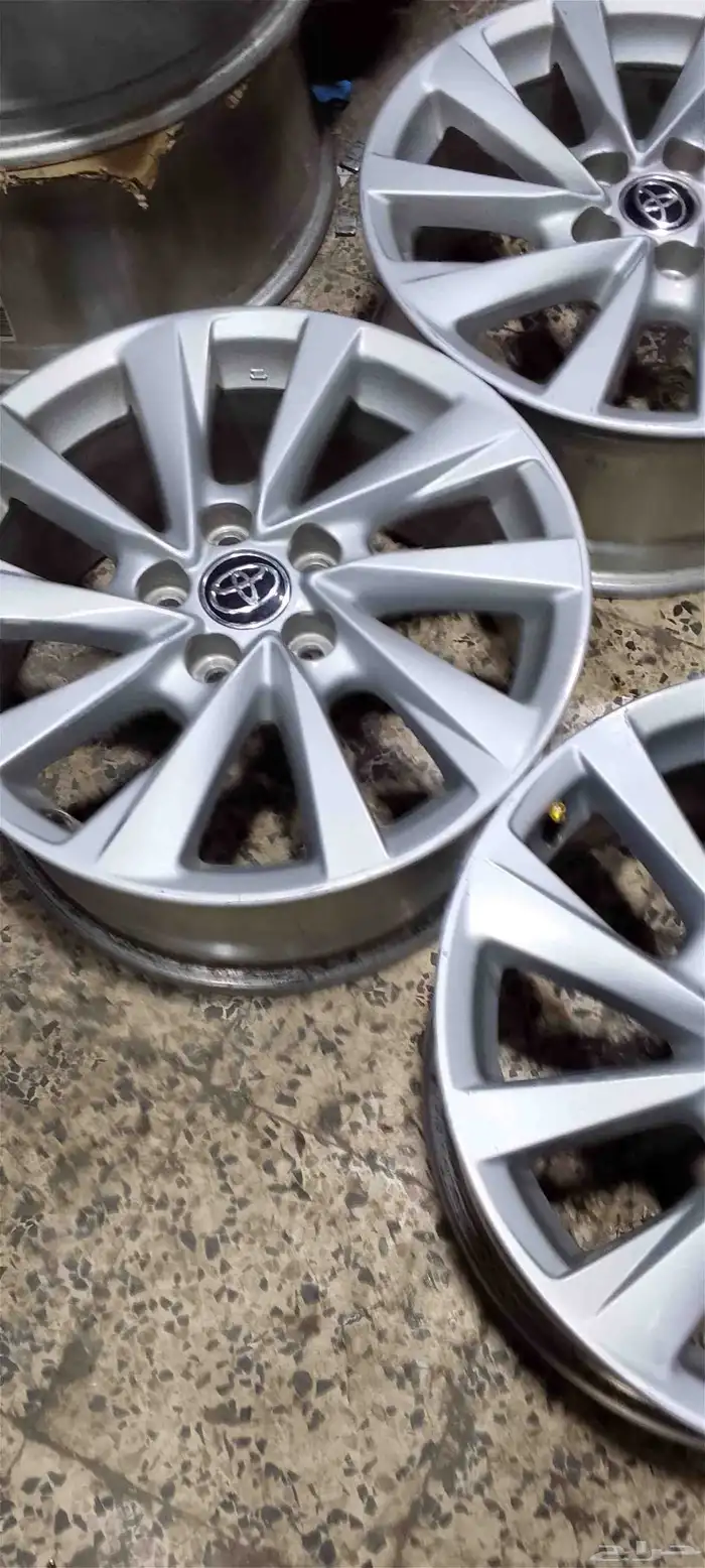 جنوط تويوتا كامري مقاس 17 أصلي وكاله موديل 2021 0