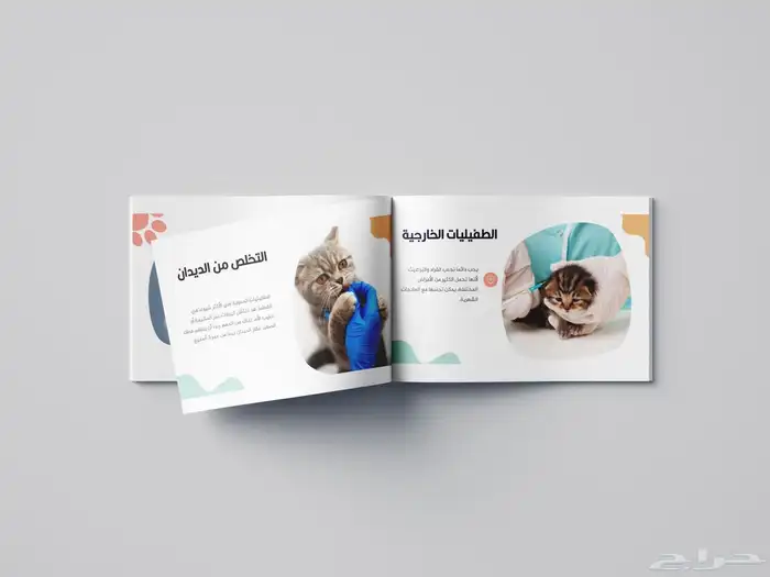 مطابع مطبعة بروفايلات كتيبات فولدرات استيكر بروفايل 4