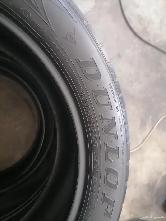 كفرات مستخدم نظيف دلوب 265 50 22 يركب على سيارات كثيره 0