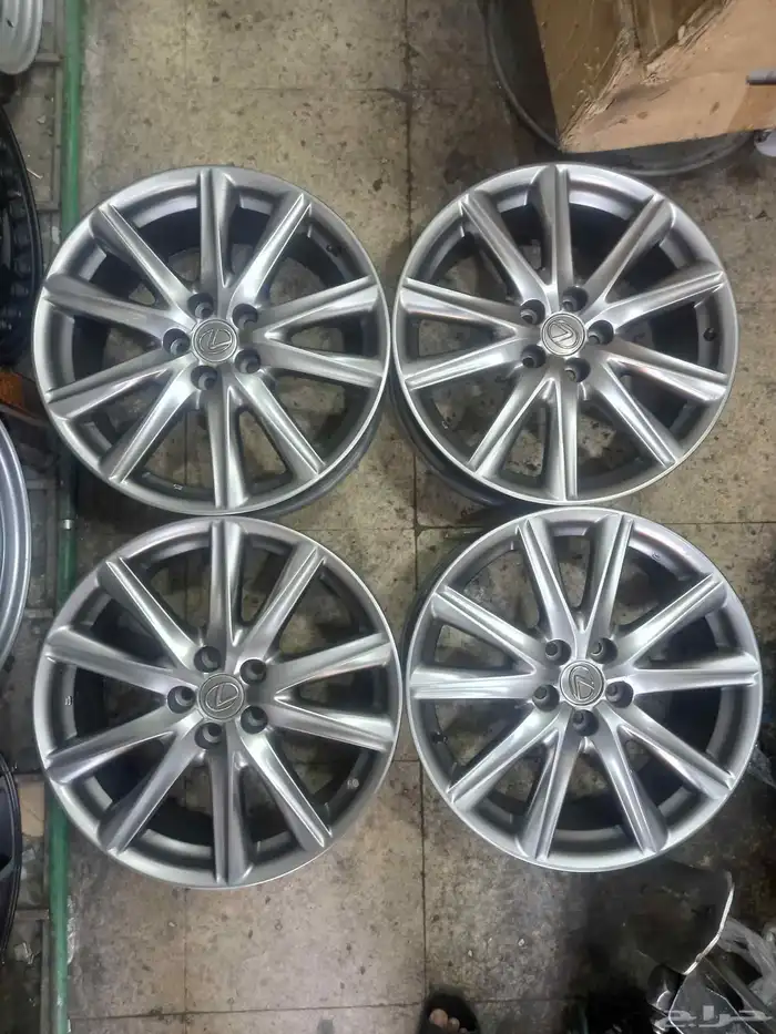 جنوط لكزس G S مقاس 19 أصلي وكاله موديل 2014 5