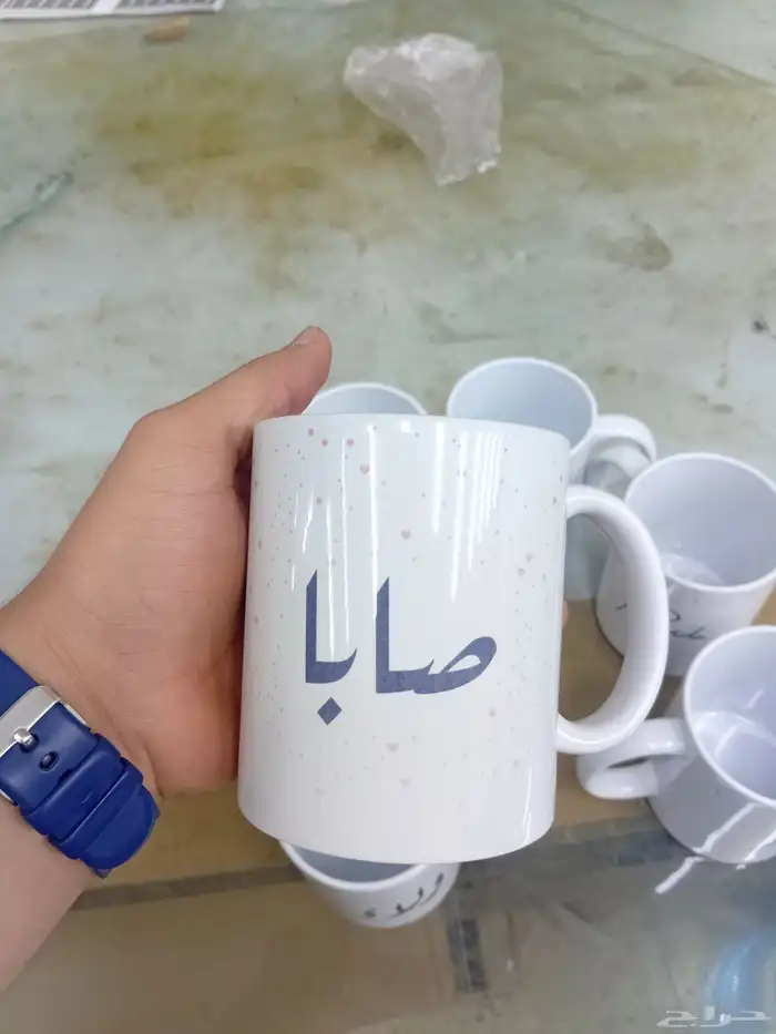 تصميم طباعة اكواب رخام اكواب ورقية استيكرات بنر كرت فاتورة 3