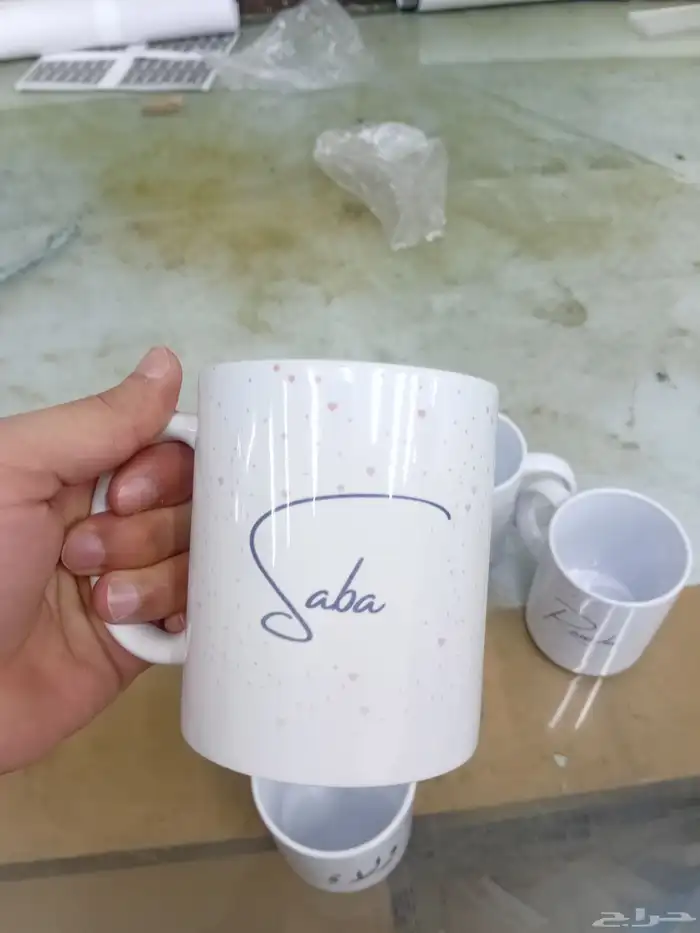 تصميم طباعة اكواب رخام اكواب ورقية استيكرات بنر كرت فاتورة 4