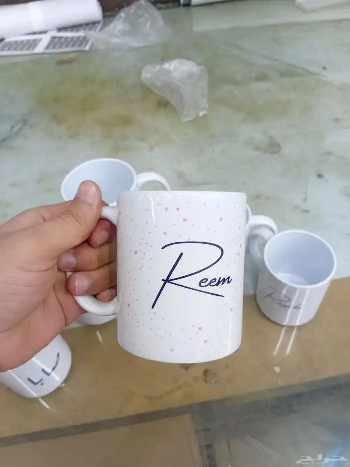 تصميم طباعة اكواب رخام اكواب ورقية استيكرات بنر كرت فاتورة 2