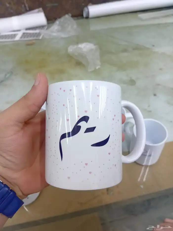 تصميم طباعة اكواب رخام اكواب ورقية استيكرات بنر كرت فاتورة 0