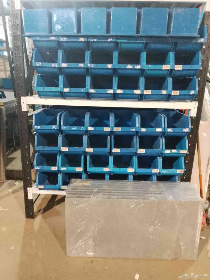 رفوف تخزين مستودعات ارفف منزليه علب بلاستيك رفوف سوبر بقاله 5