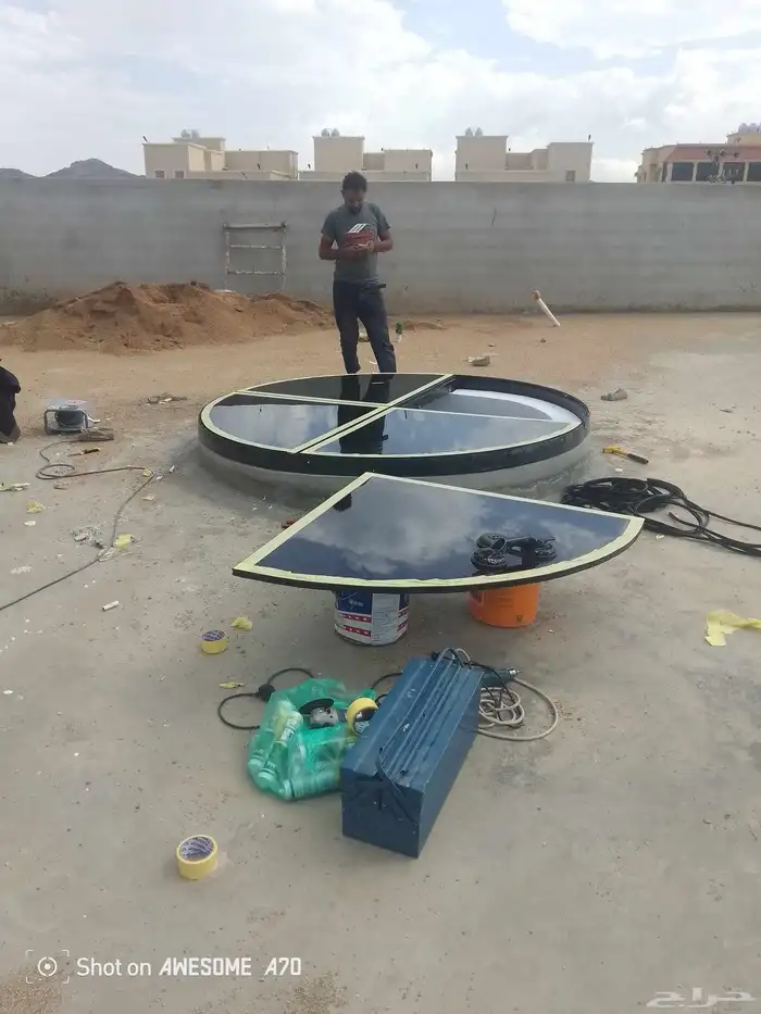 استركشر المنيوم زجاج سكريت ضد الكسر 1