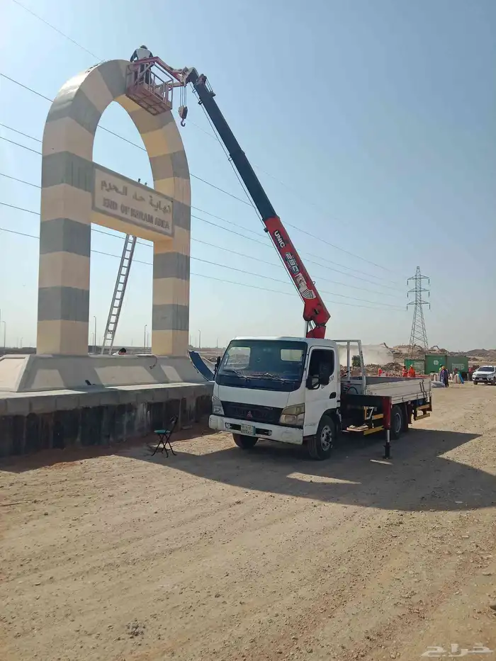 ونش المدينة للايجار كرين رافعه بوم تراك للايجار 1