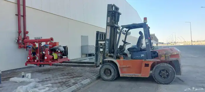 رافعة شوكيه للايجار الشهري اليومي المشاوير Forklift for rent 3