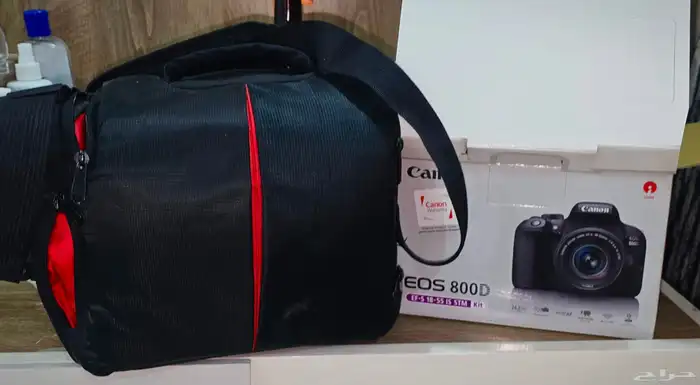 كاميرا كانون d800 شبه جديدة نضيفة جدا مع جميع الملحقات 16
