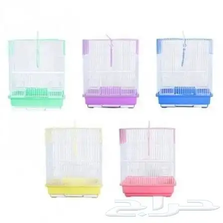 شبك عصافير ملون شبه جديده 1