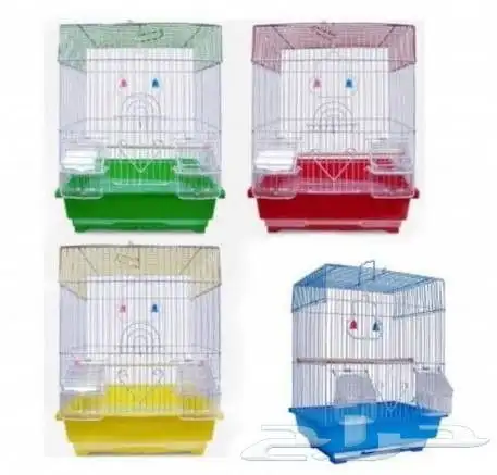 شبك عصافير ملون شبه جديده 0