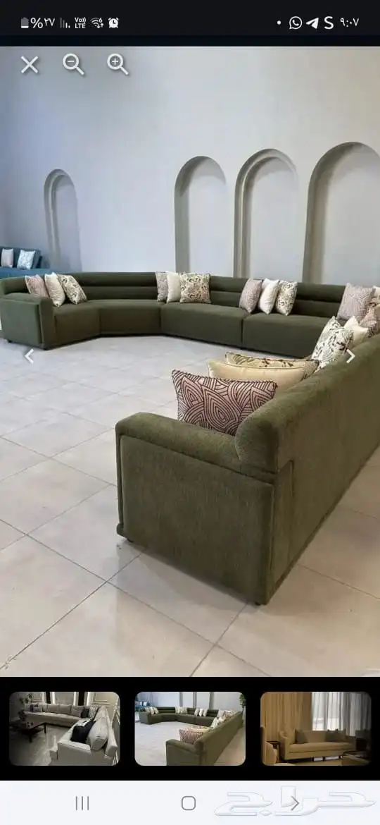 كنب تفصيل وجاهز حسب طلب نوصل جميع المناطق المملكة 9