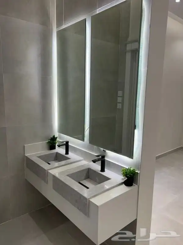 رخام صناعي مغاسل وكونترات واصطح مطبخ تفاصيل أكثر 6