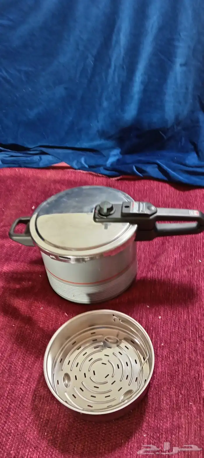 قدور ضغط فرنسيه اصدار قديييم مع أواني ستيل 6