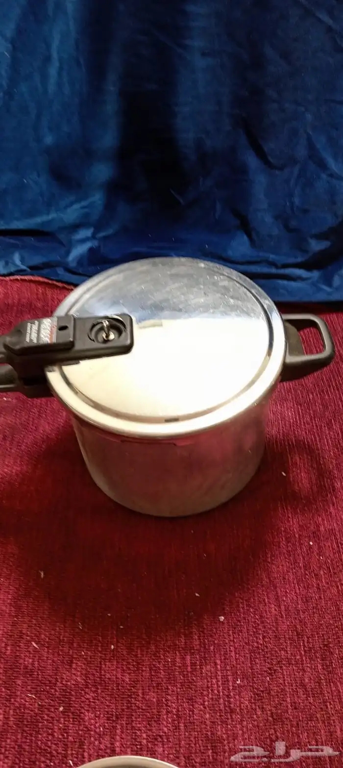 قدور ضغط فرنسيه اصدار قديييم مع أواني ستيل 12