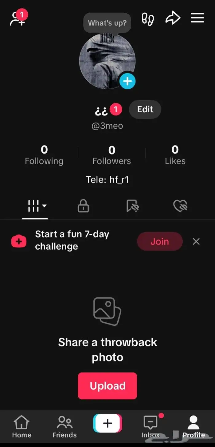 حساب تيك توك 2 1