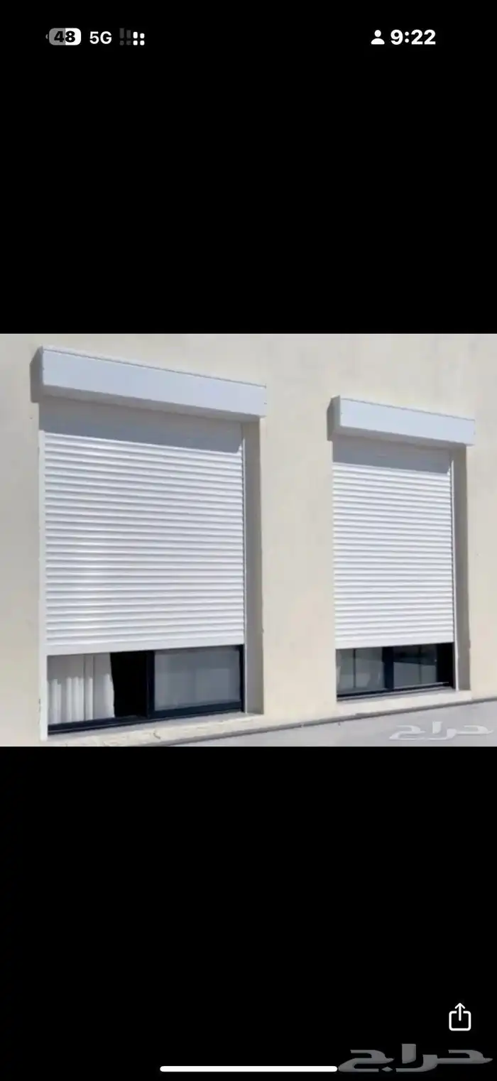 نوافذ شتر. نوافذ الومنيوم دبل جلاس. ابواب 7