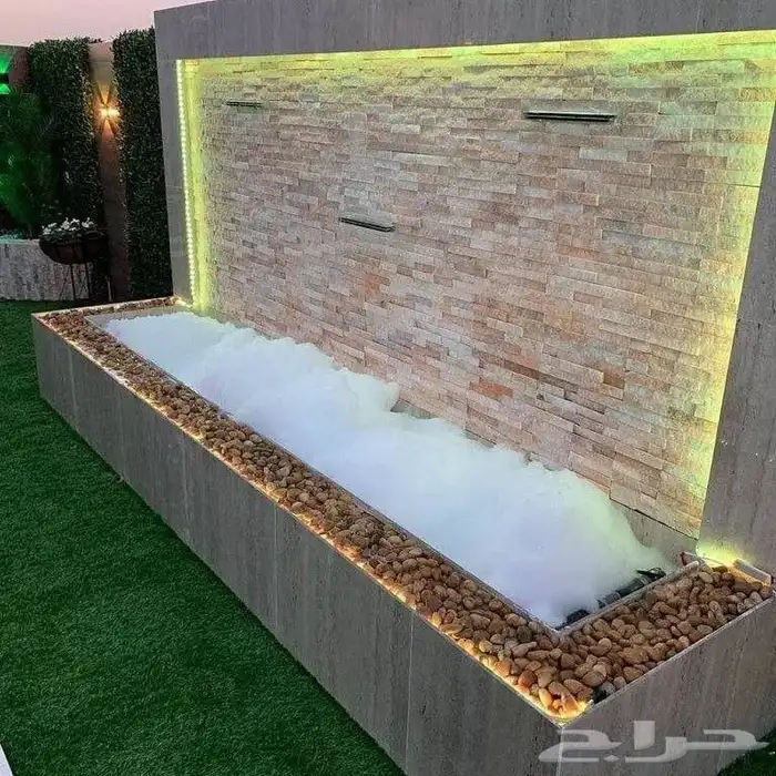 شلالات عمل نوافير تنسيق حدائق الأحساء مهندس ابو هاله 9