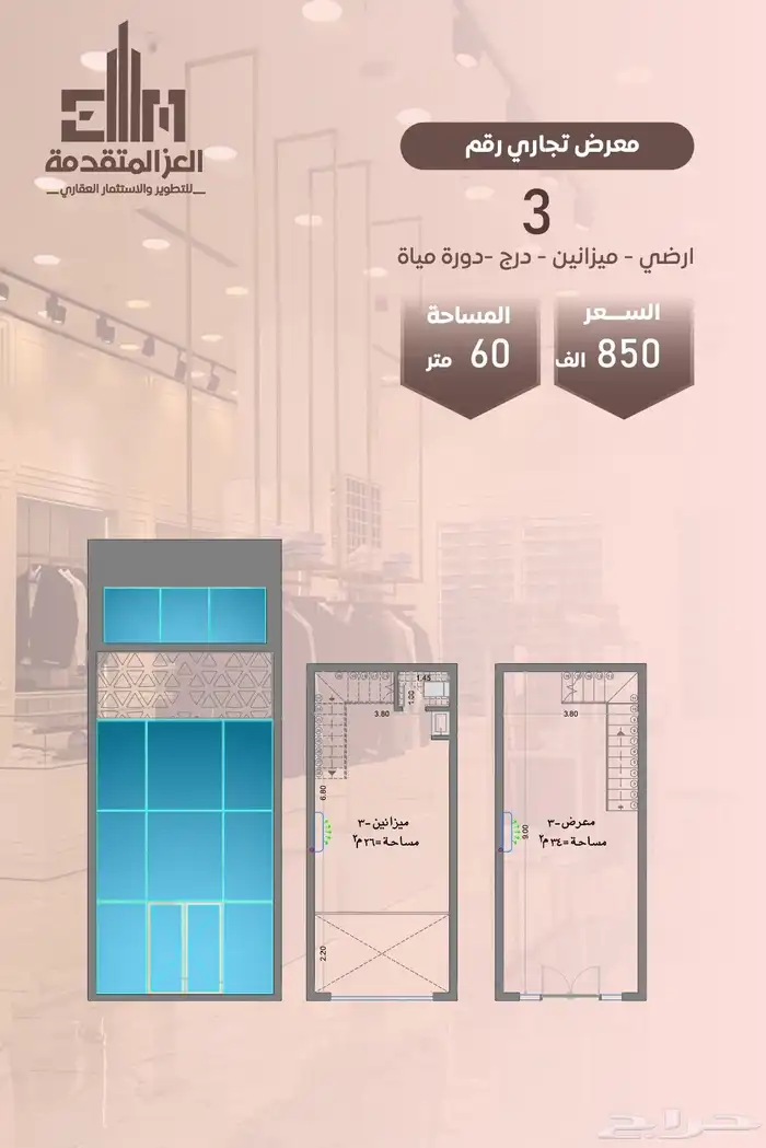 محلات تجارية للتمليك والإستثمار سنة تكون جاهزه 2