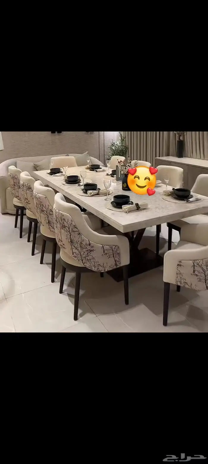 طاولات  طعام كراسي بوفيه الرياض  ابها بقيق عرعر جده مكه ال 9