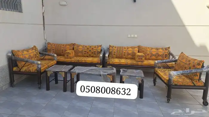 كراسي حديد خارجية جلسات مراكيز احواش استراحات شاليهات كراسي 5