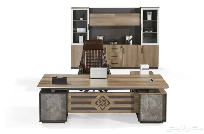 modern manager desk set and staff desks 0
