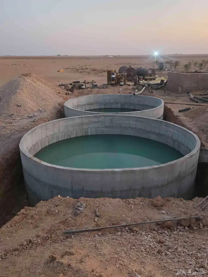 خزان ماء دايري مزرعه 8